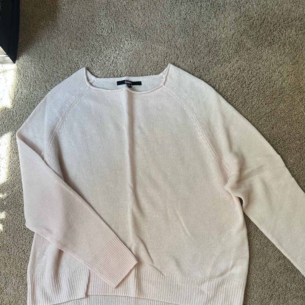 Quince Mongolian cashmere boatneck sweater